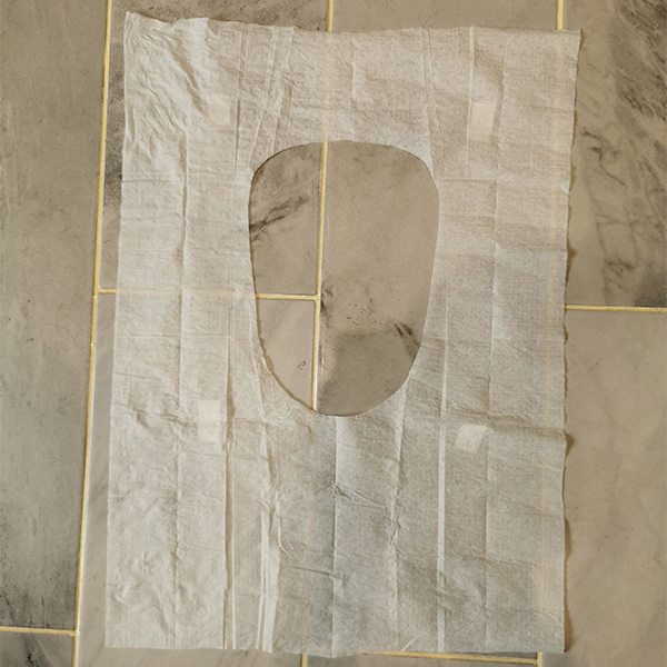 Disposable PVA Cold Water Soluble Toilet Mat Film