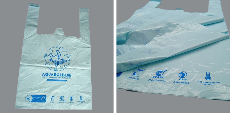 water soluble polythene bag