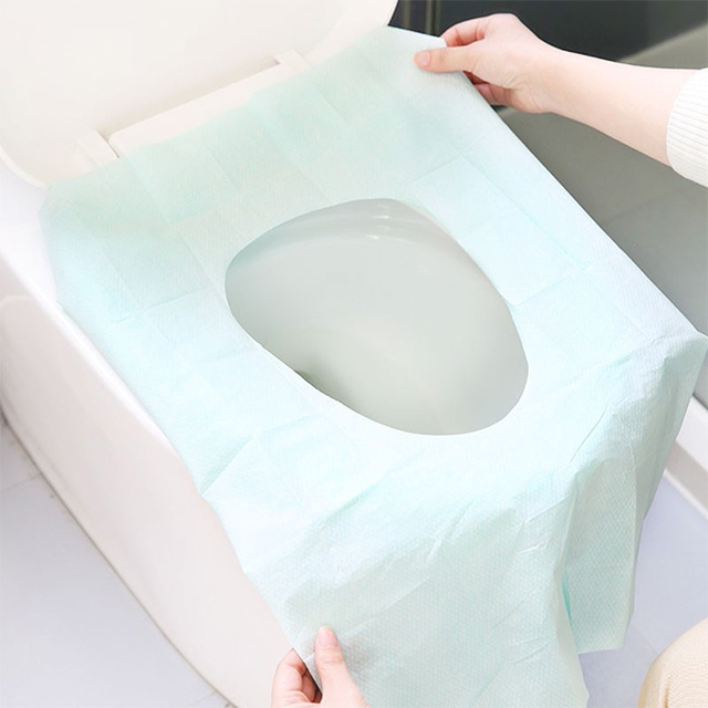 Direct Flush Water Soluble Biodegradable CompositeToilet Mat